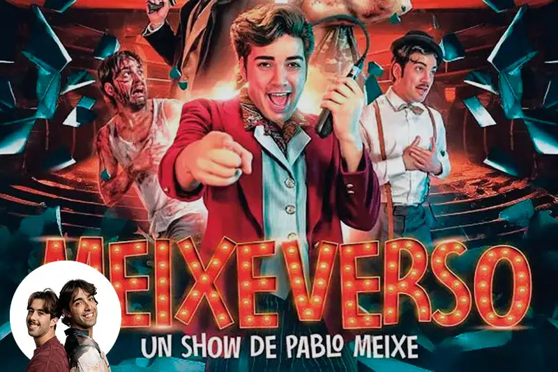 Pepe y Lucas en el espectáculo de Pablo Meixe